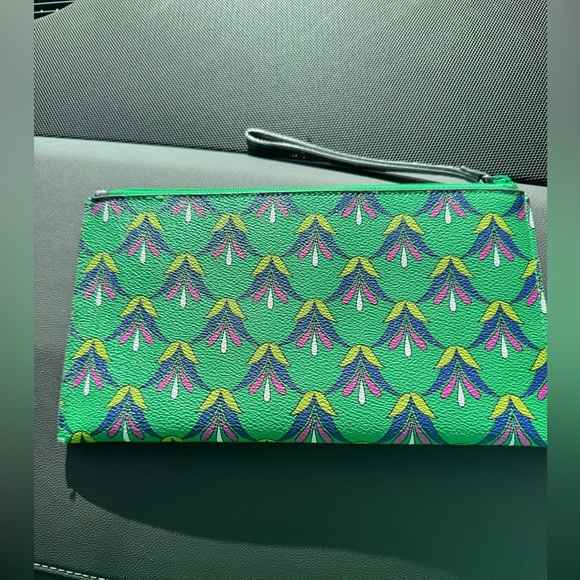 Vera Bradley Leather Pouch - Picture 2 of 3